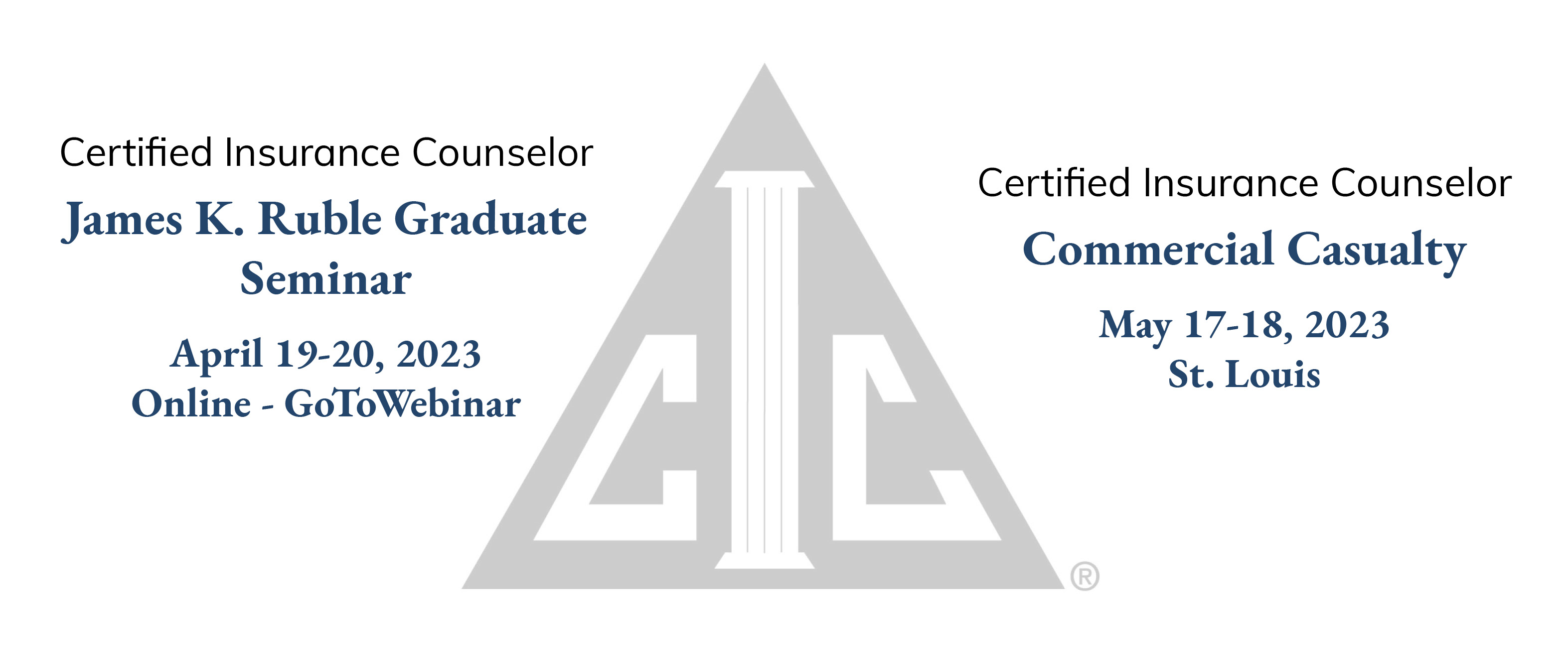 Upcoming CIC Courses